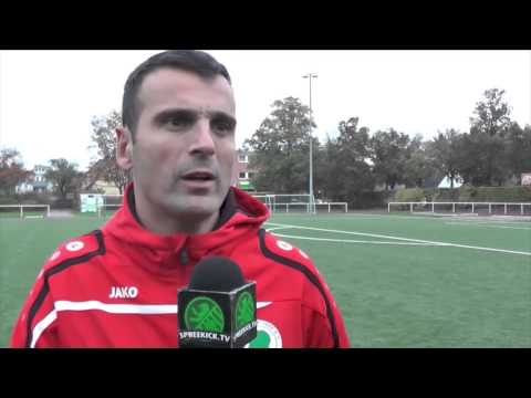 T. Beck (Trainer TSV Rudow 1888) und D. Fitzek (SC Gatow) - Die Stimmen zum Spiel