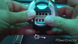 Masterlock Excell Disc Detainer Padlock Decoded with Screwdriver (added commentary)