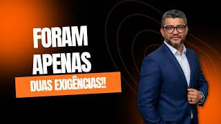 EU FIZ DUAS EXIGÊNCIAS ANTES DE AJUDAR A ELEGER DEMÓSTENES MEIRA.
