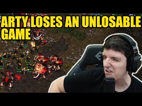 ARTY LOSES AN UNLOSABLE GAME