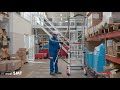 SMT - Professional aluminium warehouse ladder - video 0