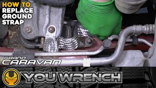 How to Replace Engine Mount Ground Strap  - Dodge Grand Caravan 3.6 (2011-2021)