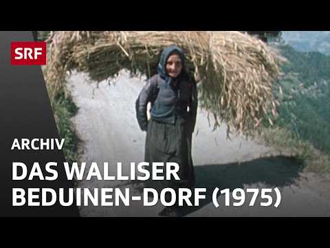 The Bedouin Village in Valais (1975) | Life in a Mountain Village | SRF Archive