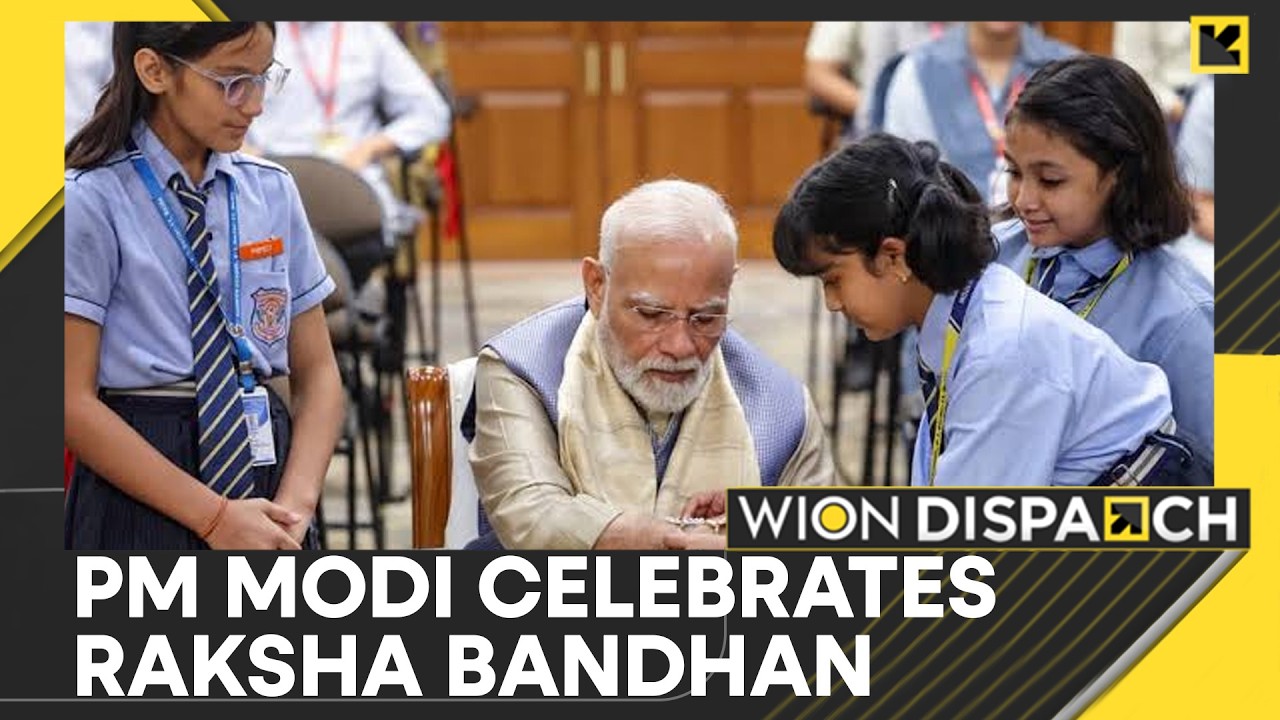 Raksha Bandhan Celebrations Across India: Children Tie Rakhi To PM Modi | WION Dispatch