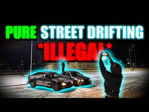 ILLEGAL street drifting   | lexus is200 & bmw e46 |