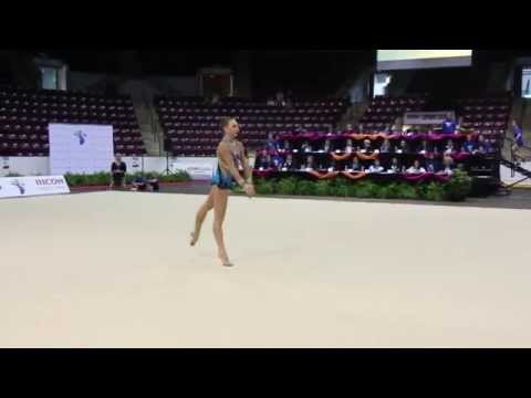 Patricia Bezzoubenko - Clubs Final - 2014 Pan Am Senior Rhythmic Gymnastics Championships