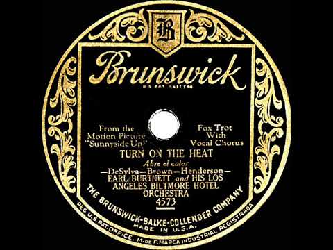 1929 HITS ARCHIVE: Turn On The Heat - Earl Burtnett (Dick Robertson, vocal)