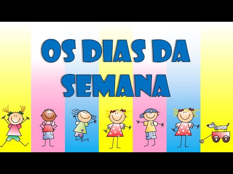 Aprender os dias da semana - Vídeo educativo - EF01MA17