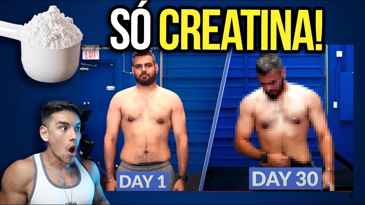 CREATINA por 30 dias Do ZERO (Resultados e Colaterais em INICIANTE)