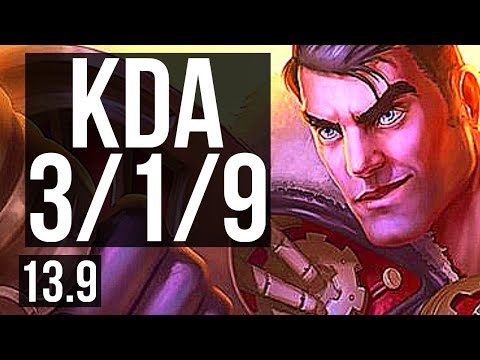 JAYCE vs LISSANDRA (MID) | 3/1/9, 66% winrate | KR Master | 13.9