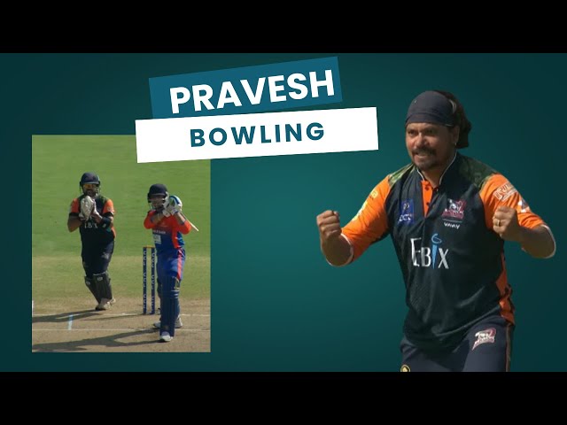 Pravesh Lal’s Wicket Taking Bowling | Bhojpuri Dabanggs vs Punjab De Sher | Cricket Highlights | CCL