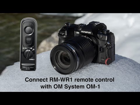 How to connect RM WR1 with OM System OM-1