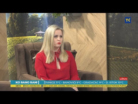 JUTARNJI PROGRAM RTVTK   ERVINA HALILOVIĆ I DŽENETA OMERDIĆ  26 5 2021