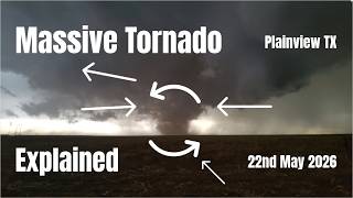 MASSIVE TORNADO EXPLAINED 2026 Plainview TX OSC