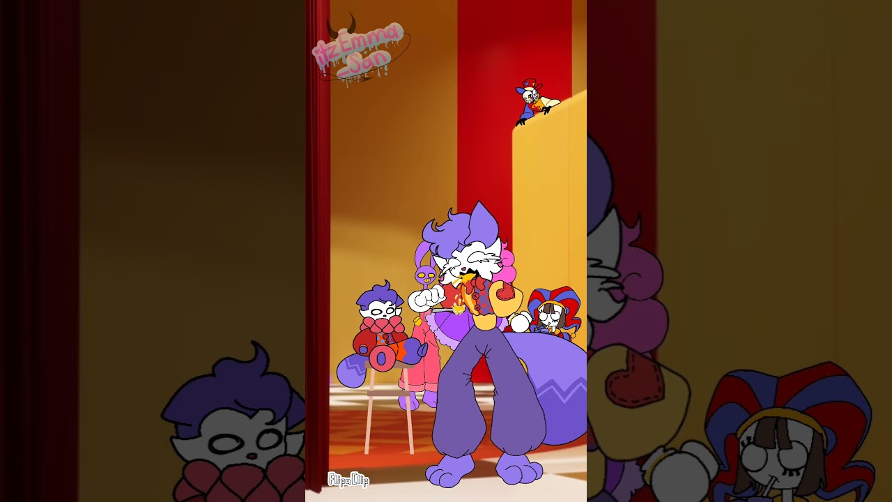 should brother Try the mysterious digital baby food? #theamazingdigitalcircus #flipaclip #animation