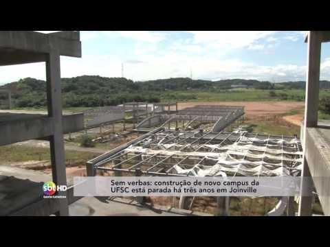 Sem verbas: construção de novo campus da UFSC está parada há três anos em Joinville