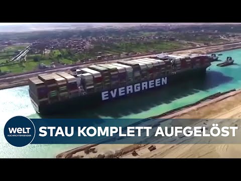 SUEZ-DEBAKEL: Fünf Tage nach dem Ende der Blockade normalisiert sich der Schiffsverkehr wieder