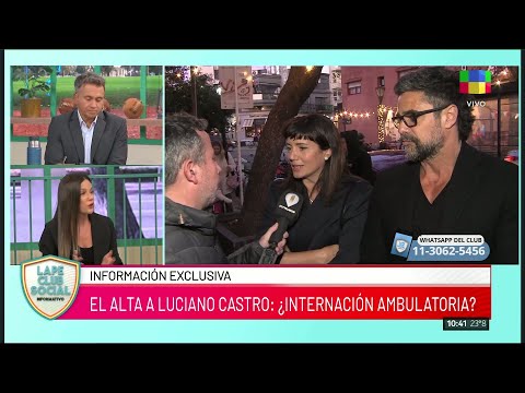 🔴 LUCIANO CASTRO FUE DADO DE ALTA