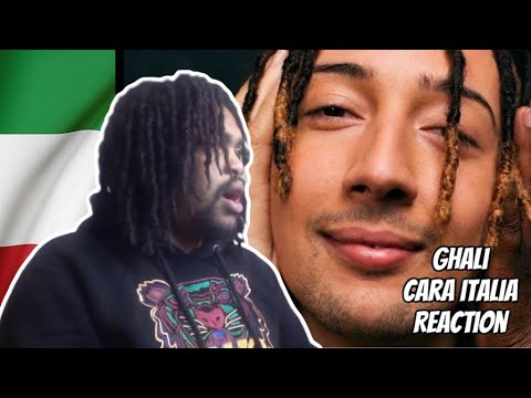 ITALIAN RAP REACTION GHALI - Cara Italia (Prod. Charlie Charles)