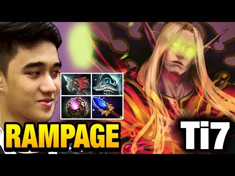Abed 10k mmr Invoker RAMPAGE at Ti7 - DOta 2