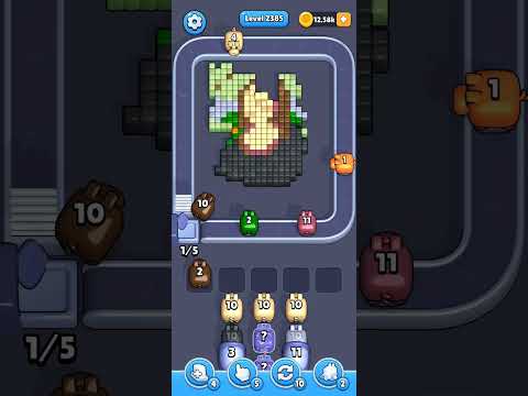 Pixel Flow Level 2385 Walkthrough