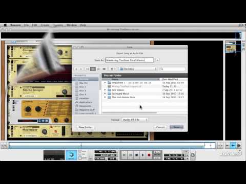 Reason 402: Reason's Mastering Toolbox - 15. Exporting Your Master