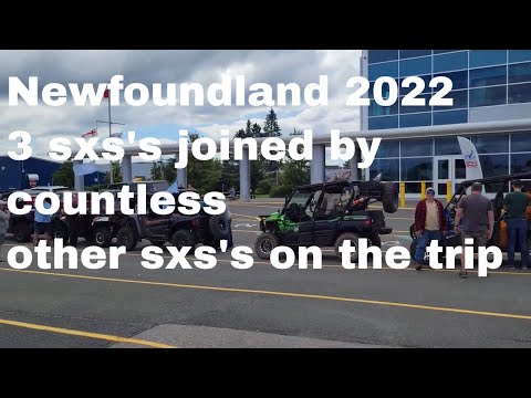 Newfoundland UTV Trip.   Day 1 of 9.   Getting to the Boat #teryx #trailway