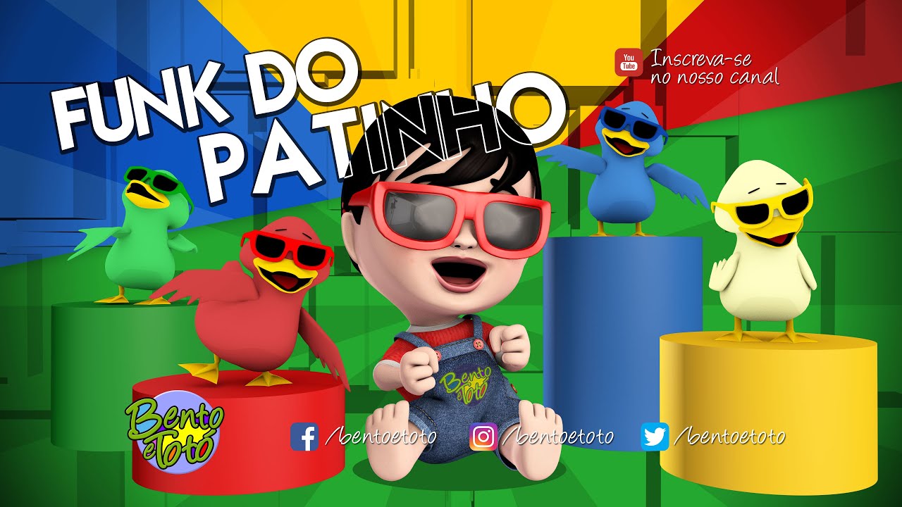 Bento e Totó -  Funk do Patinho (Desenho Infantil)
