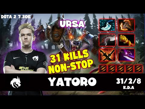 Tspirit.Yatoro - Ursa Carry 31kills Highlights | 7.30e Update patch | Dota 2 Pro Gameplay