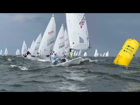 Race day 4 video highlights - 2023 ILCA 6 Youth Europeans