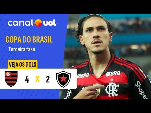 Flamengo vence Botafogo-PB e se classifica na Copa do Brasil