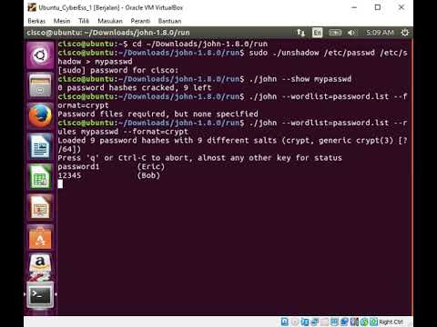 5.1.2.4 Password Cracking