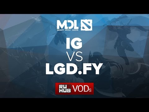 iG vs LGD.FY, MDL 2016. China Quals, game 2