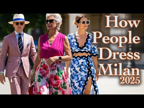 🇮🇹 WHAT EVERYONE IS WEARING IN MILAN: Summer 2025 Fashion Trends /  Colors, Fabrics, Accessories