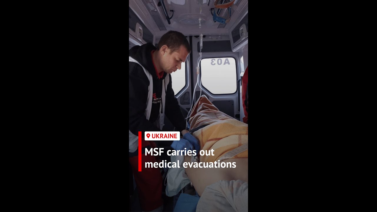Two wounded evacuated by MSF as bombardment hits civilian areas in Sloviansk