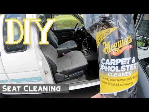 Seat Cleaning with Meguiar's Carpet & Upholstery Cleaner - DIY How To