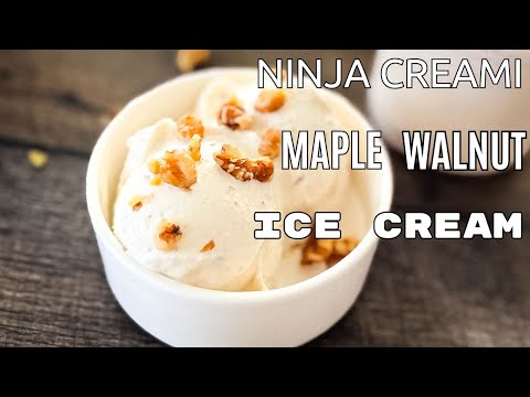 Homemade Maple Walnut Ice Cream with the Ninja Creami (So Easy!)