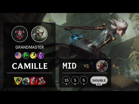 Camille Mid vs Zed - NA Grandmaster Patch 11.9