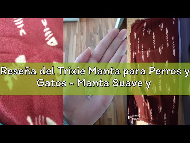 Vídeo relacionado con Trixie Manta para Perros y Gatos - Manta Suave y Cálida para Mascotas - Beany 100x70 cm Burdeos