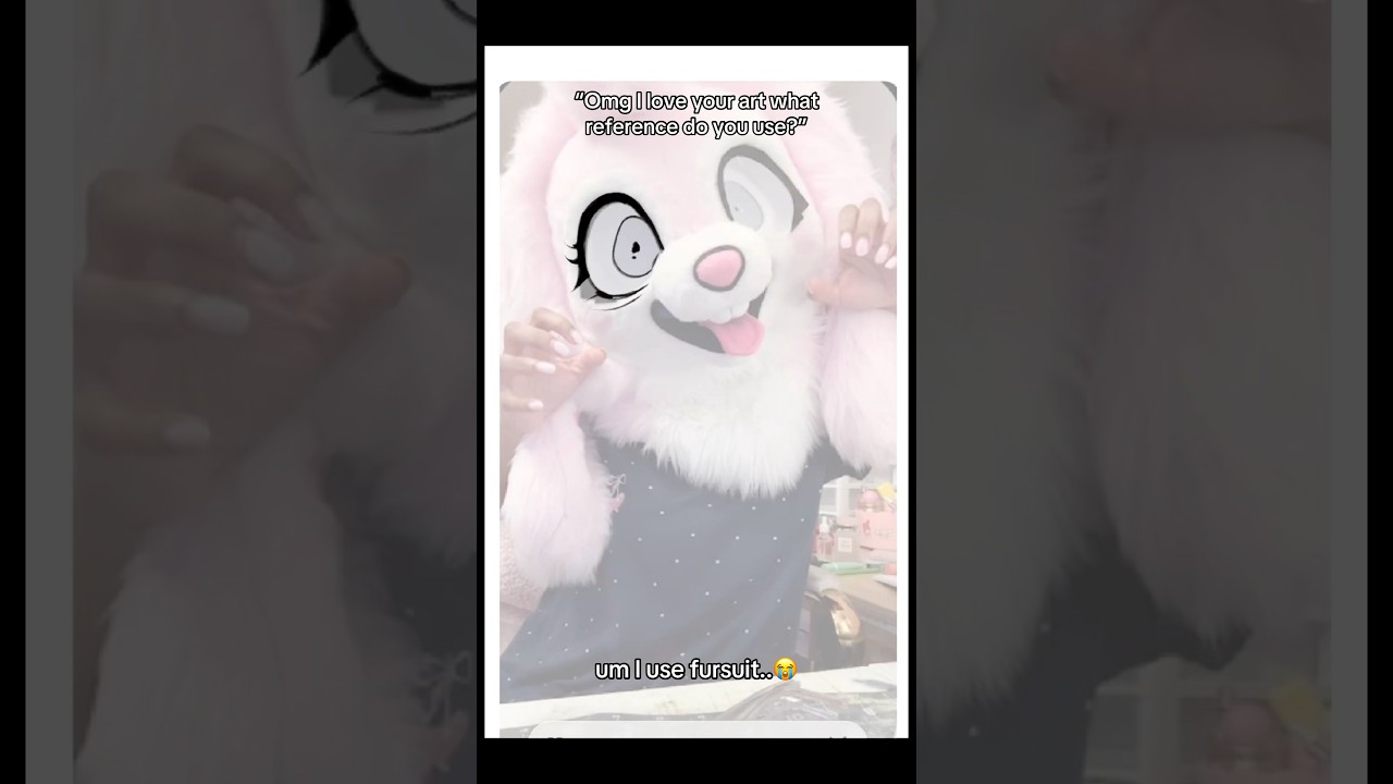 I use fursuits for art references let me live😭 #furry #furryart