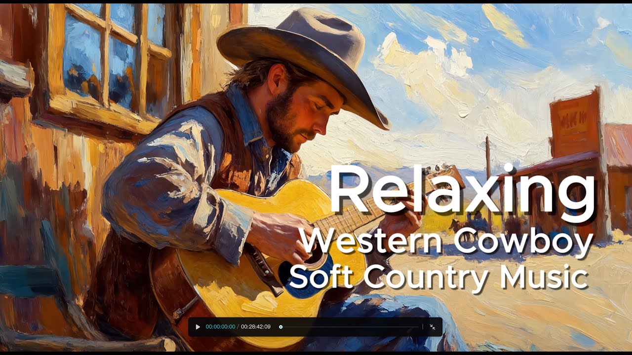 Relaxing Western Cowboy Country Music  Instrumental  Guitar  Relax #relaxing music, #country