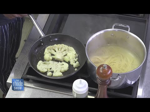 In the Kitchen: Vegan Cacio e Pepe with Cauliflower 'Steak'