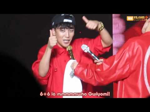 BBVN][Vietsub] G Dragon& Seungri doing Gwiyomi @ 1OAK Final concert in Seoul [31 08 13]