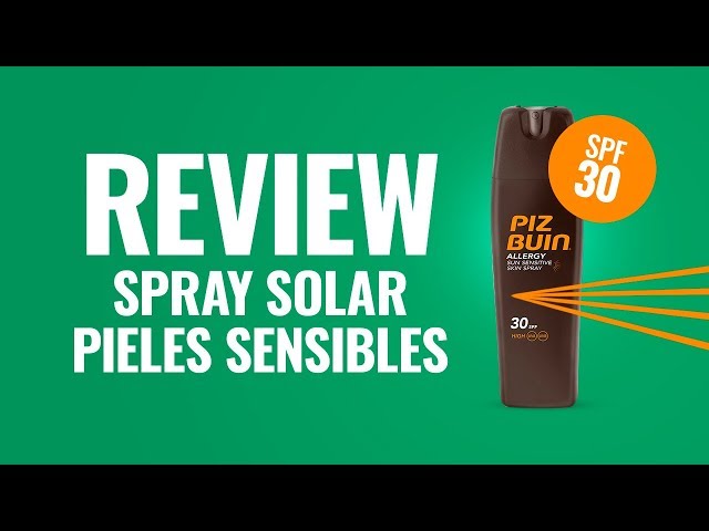 Vídeo relacionado con PIZ BUIN Allergy Protector Solar Corporal SPF 30, Protección Alta para pieles sensibles, Loción para el cuerpo, Protección UVA/UVB, Rápida absorción, 400 ml