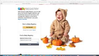 How To Setup a Baby Registry On Amazon