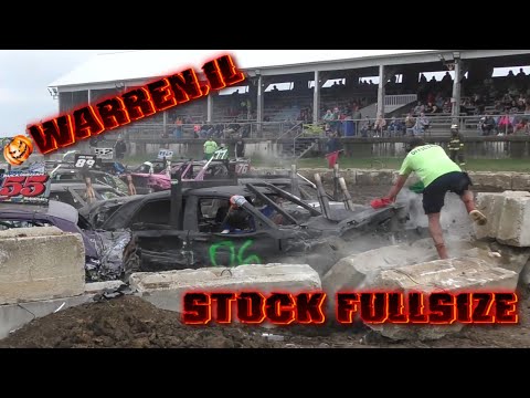 WARREN IL STOCK FULLSIZE DEMOLITION DERBY 2025