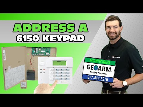 How to Address a Honeywell Wired Keypad 6150?