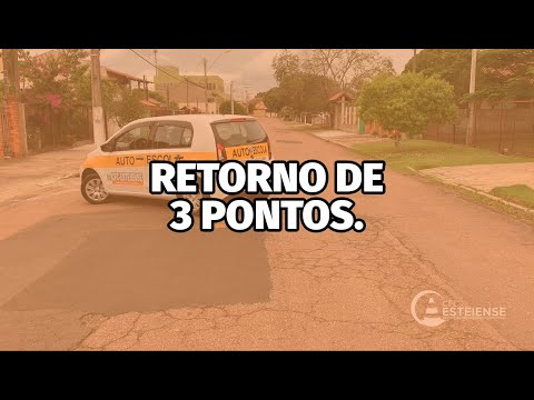 Como Fazer o Retorno de 3 Pontos de Autoescola