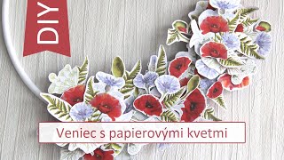 Obojstranný papier Field Flowers 30,5x30,5cm , 1 ks