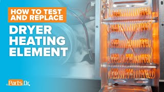 Dryer Not Heating? How to Replace Heating Element Assembly part # 279838 Whirlpool Kenmore Amana